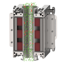 Rohrschutzmagnet RSM-K Schnittansicht