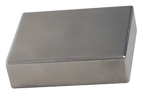 Plate magnet tightly welded in stainless steel cover 