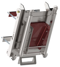 shaft protective magnet with EasyClean-unit